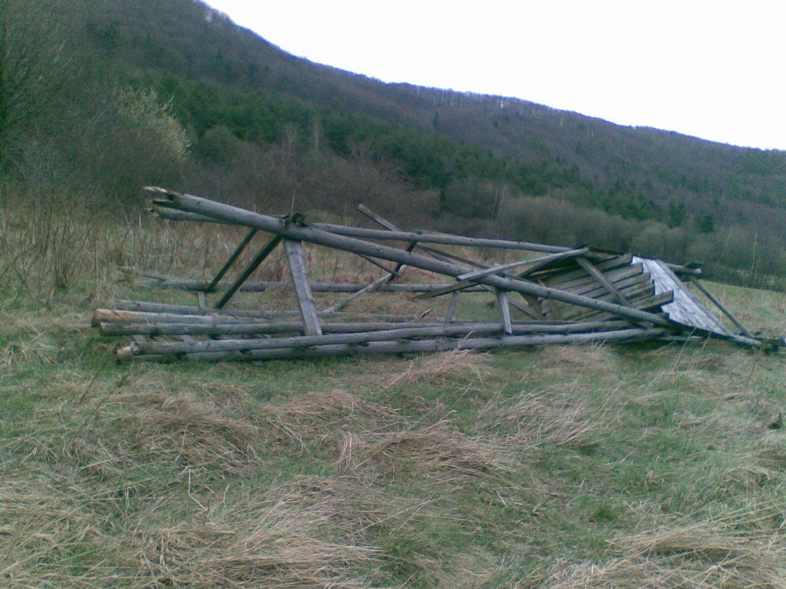 Posed pod Vyšnym Busovom - kalamita 2011