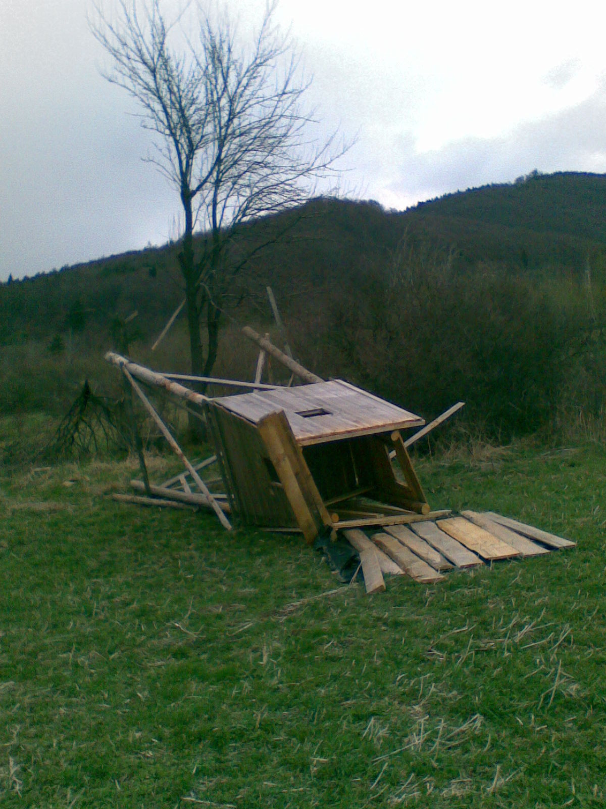 Posed pod Vyšnym Busovom - kalamita 2011