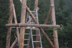 Stavba posedu Gaboltov August 2019